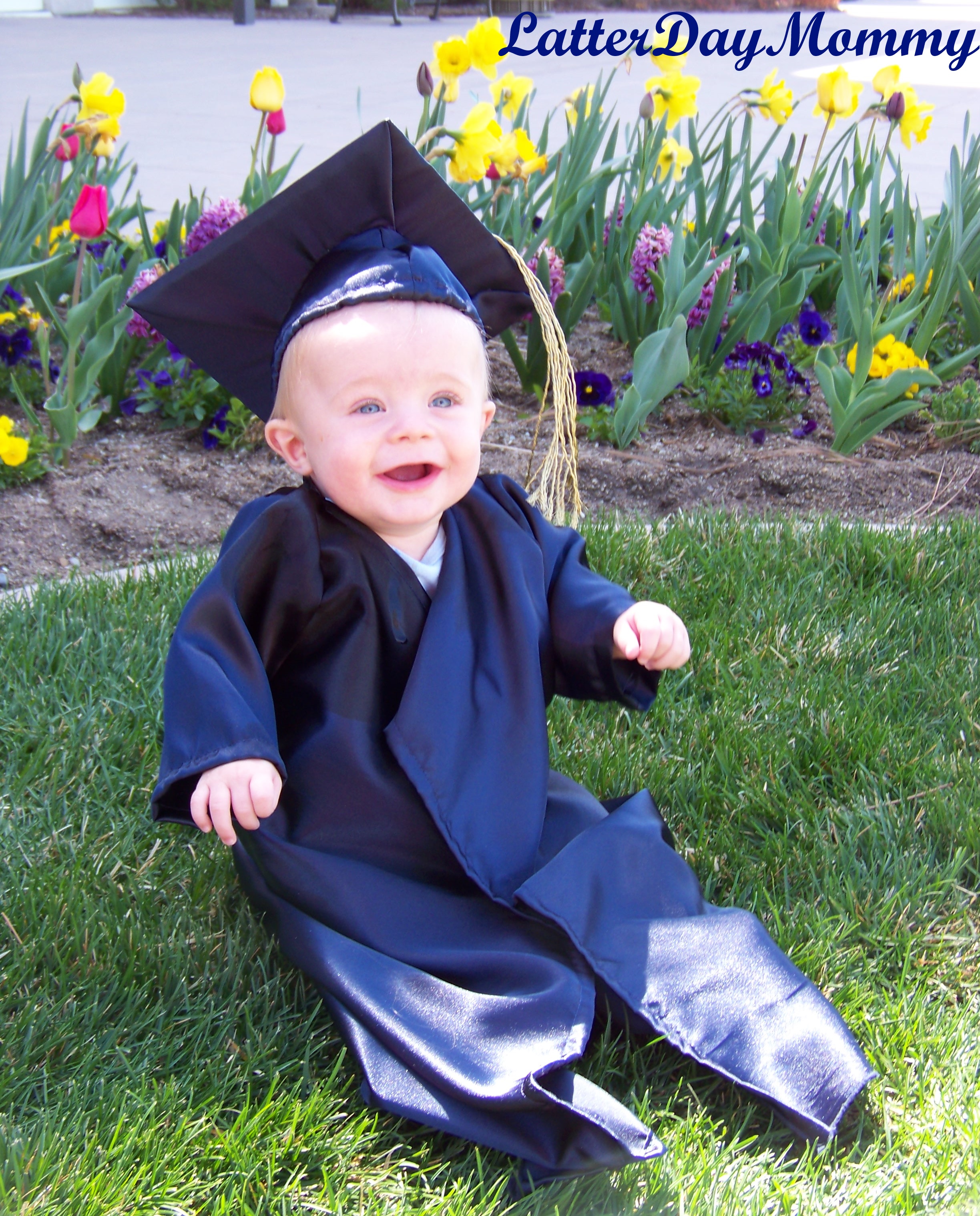 How To Make a Baby Graduation Cap and Gown » LatterDay Mommy