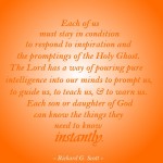 holy ghost quote lds