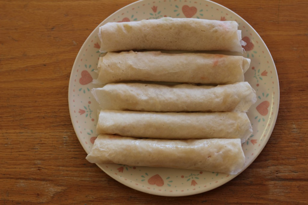 lumpia before it is fried