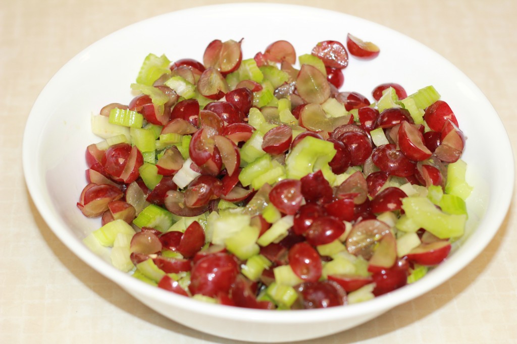 celery and grapes chicken salad