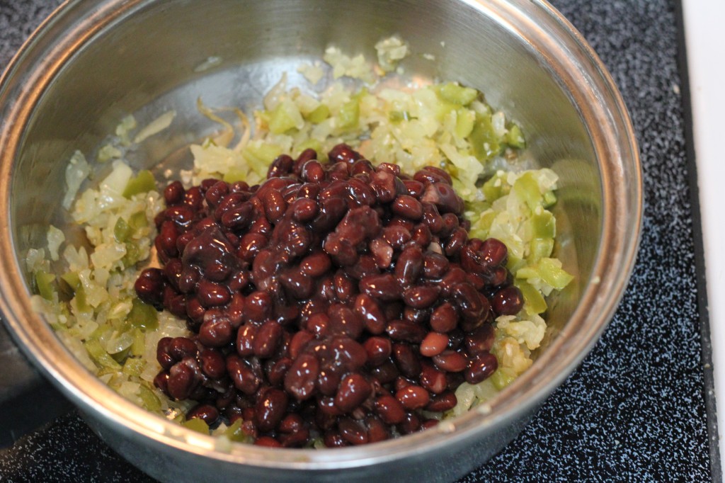 brazilian black beans with onions