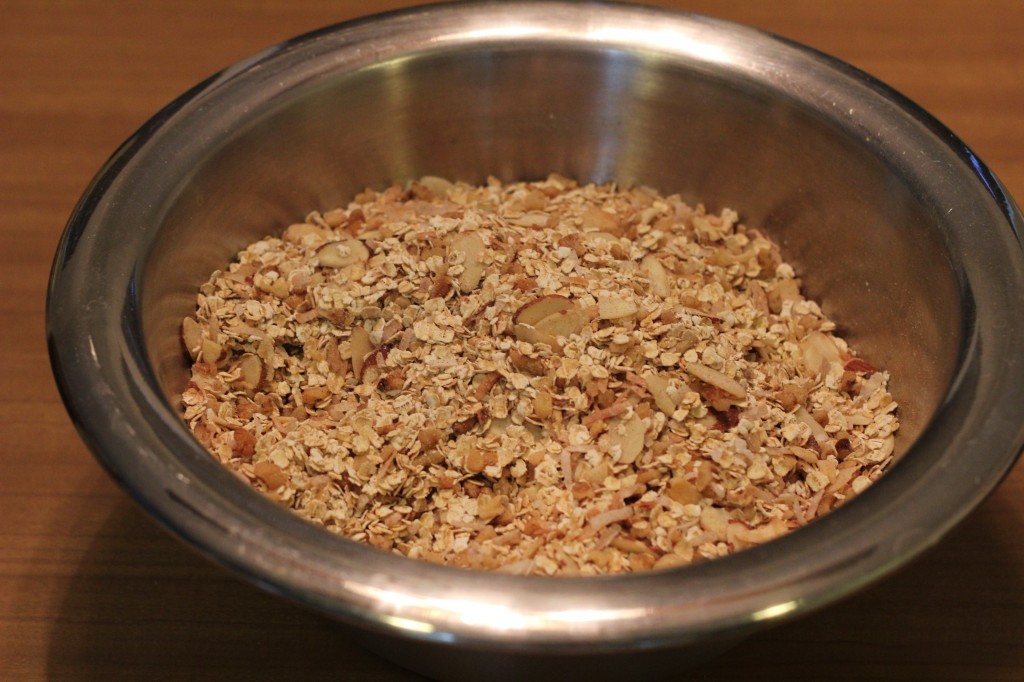 how much quick oats does granola call for