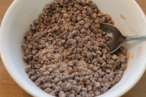 how to keep chocolate chips from clumping together