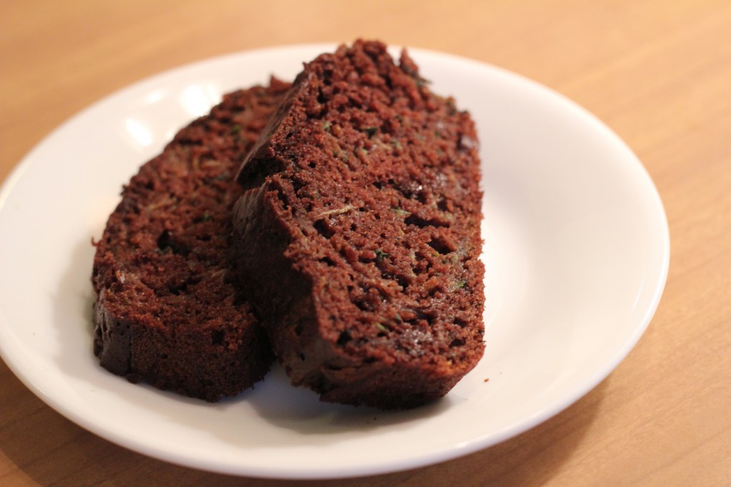 Double chocolate zucchini bread