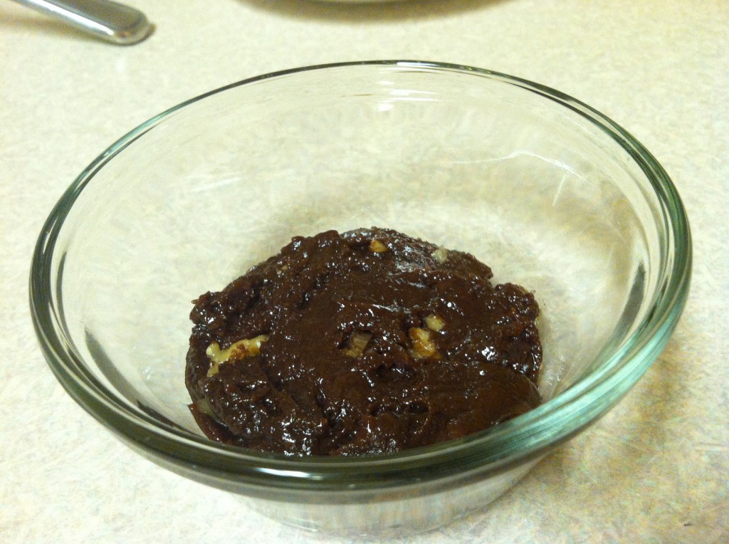 brownies in glass bowl