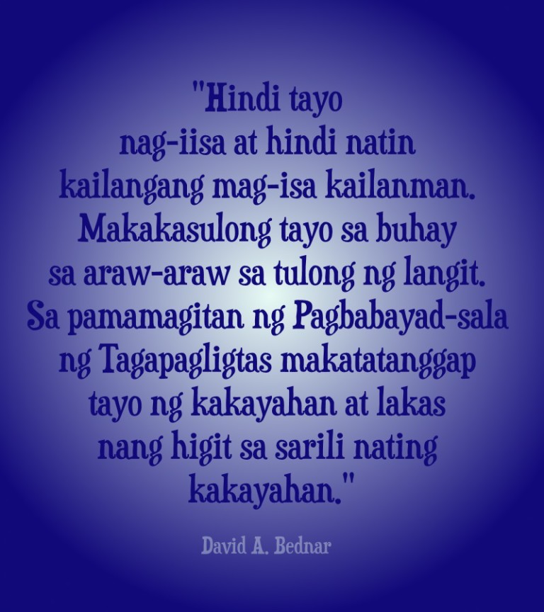 Tagalog Christian Quotes (Inspirational) » LatterDay Mommy