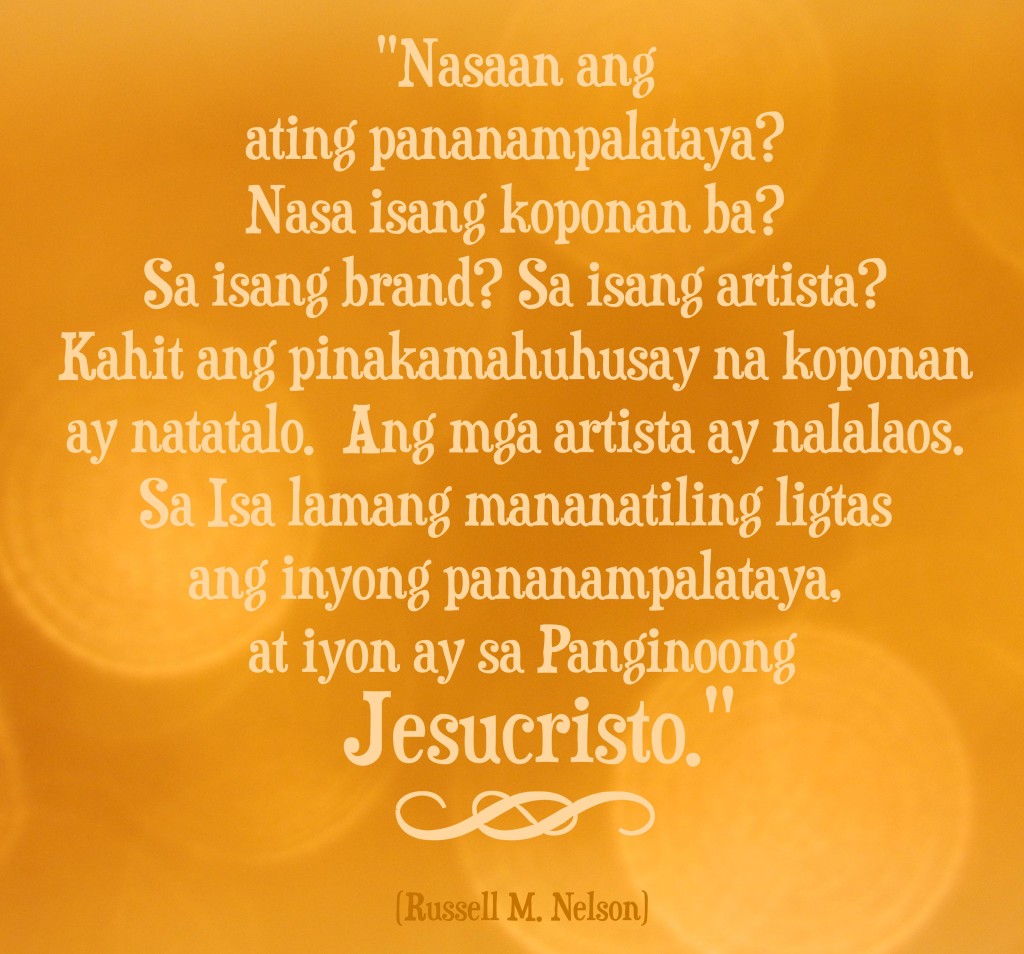 tagalog quote celebrity lds