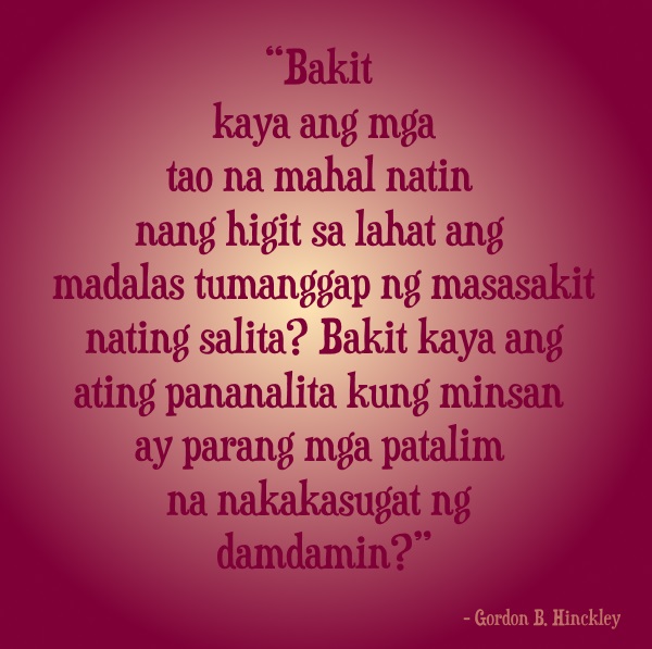 tagalog love quote mahal ko