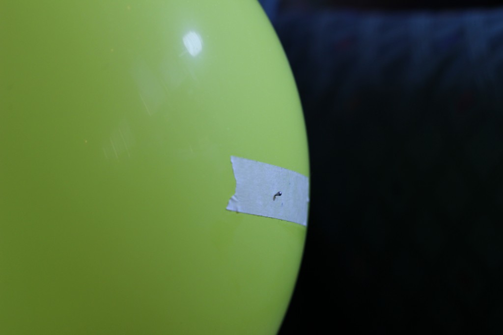 balloon tape experiment