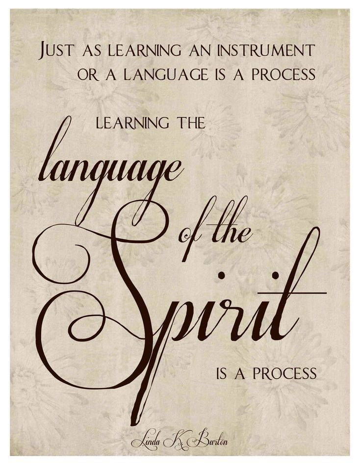 holy ghost promptings lds spirit quotes scriptures language recognize learned thoughts spiritual growth learning