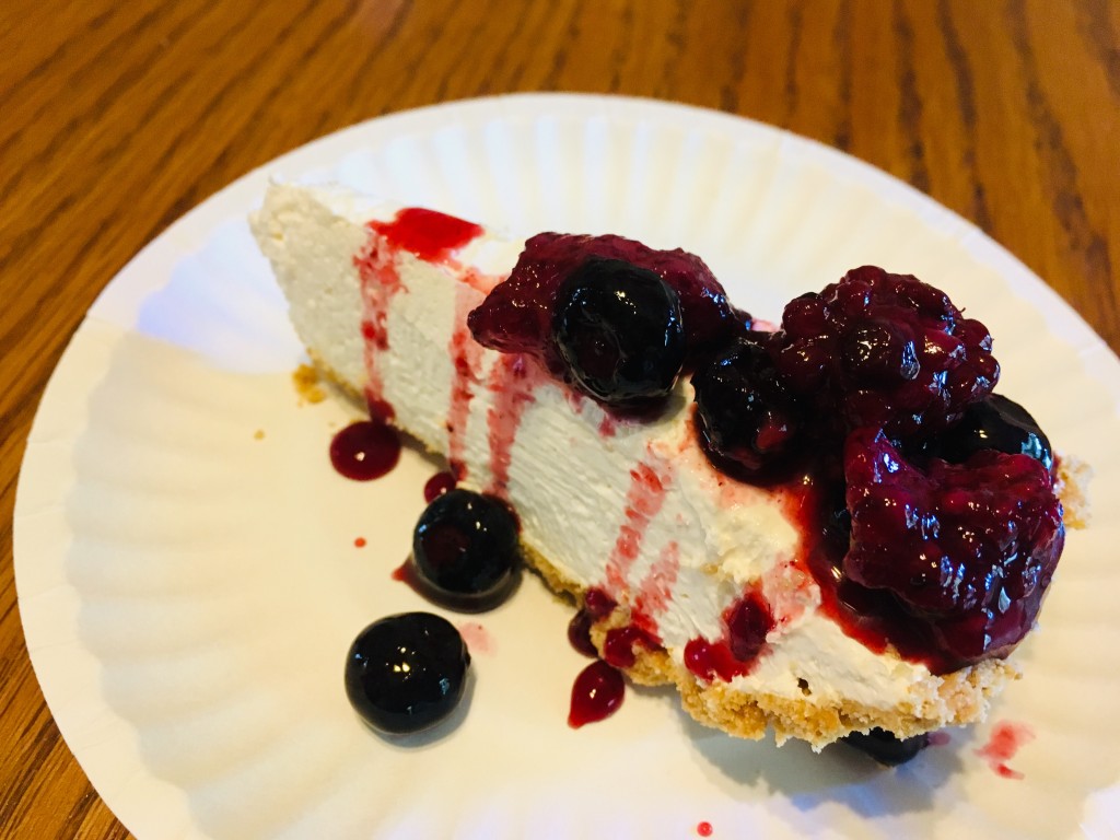 Easiest ever 3-ingredient cheesecake