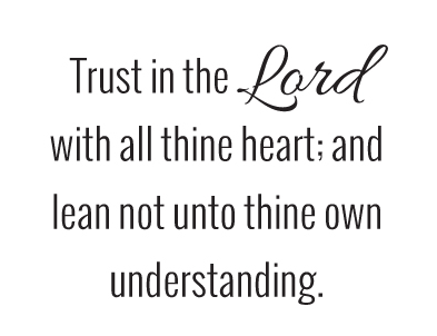 trust in the lord