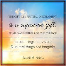 gift of discernement see things not visible