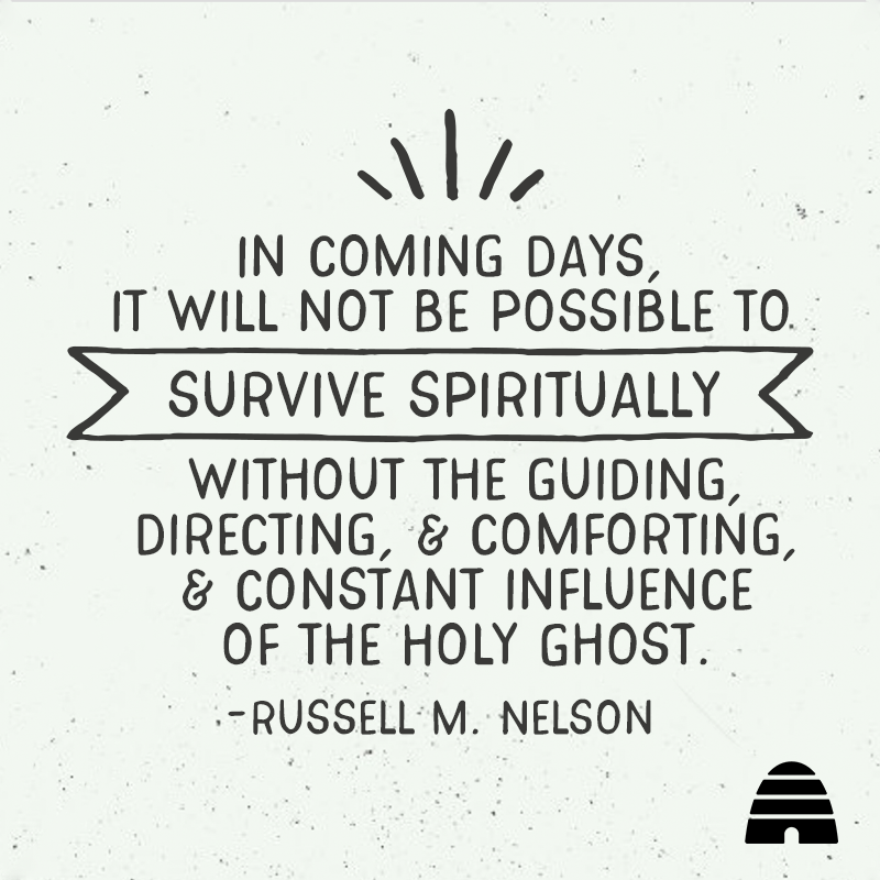Holy Ghost Nelson Quote revelation crucial